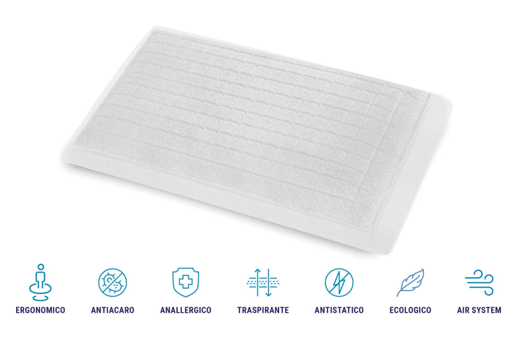 Coppia Cuscini MyCeramic in Memory Foam con Sfere di MyCeramic Termoregolanti