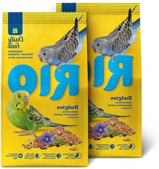 Pacchetto Completo di Cibo per Pappagalli da Grasso | Doppio Pacchetto | 2 x 1 kg | Con semi e granaglie di alta qualità | Sostiene una dieta equilibrata e una buona fornitura di nutrienti