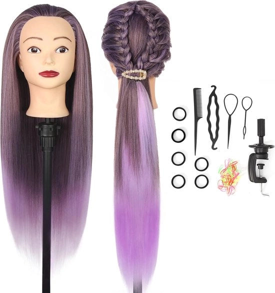 Capocciolo per Pratica di Capelli - 66-71 cm Capelli Artificiali