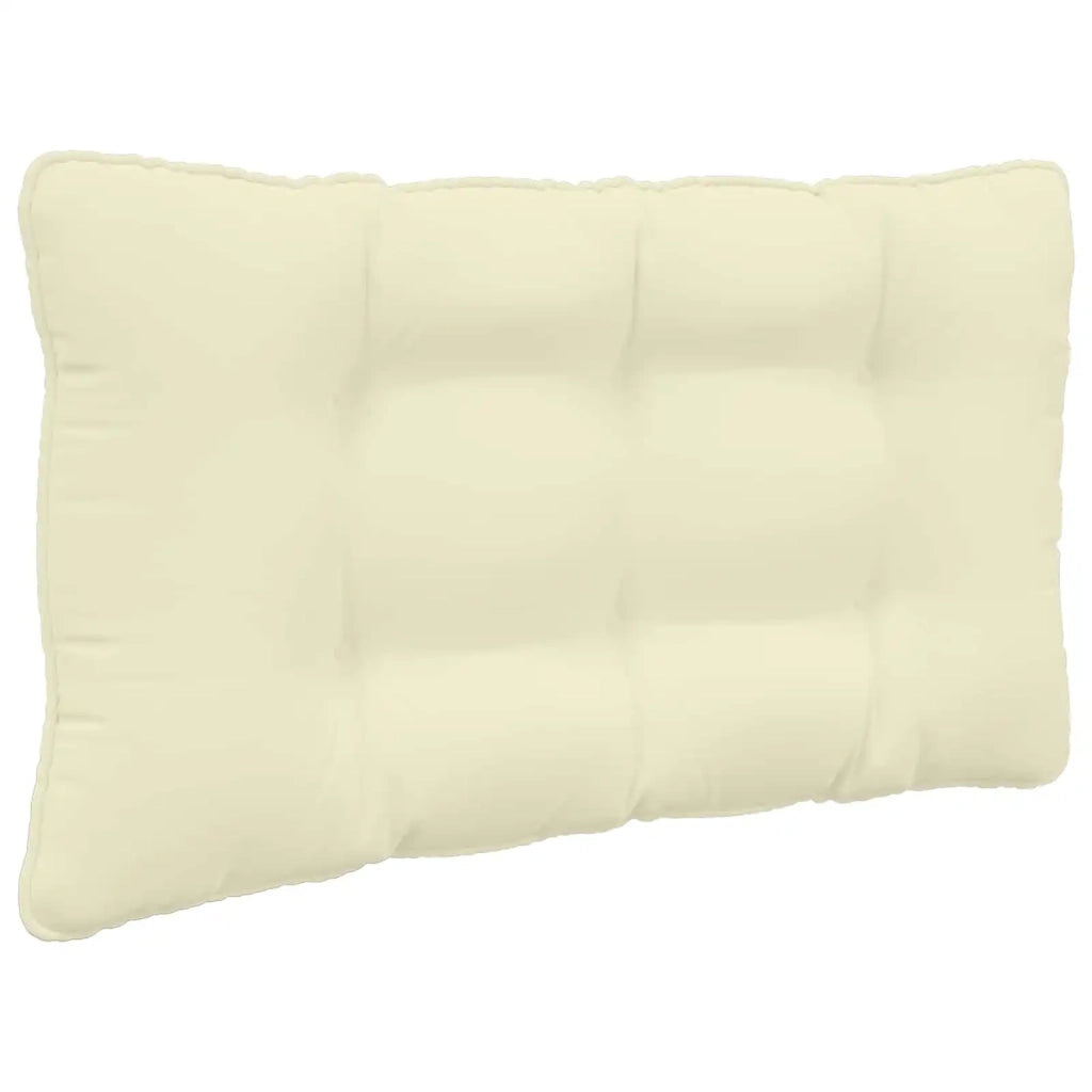 Cuscino per divano da esterno 2 pcs Crema Poliestere 900899