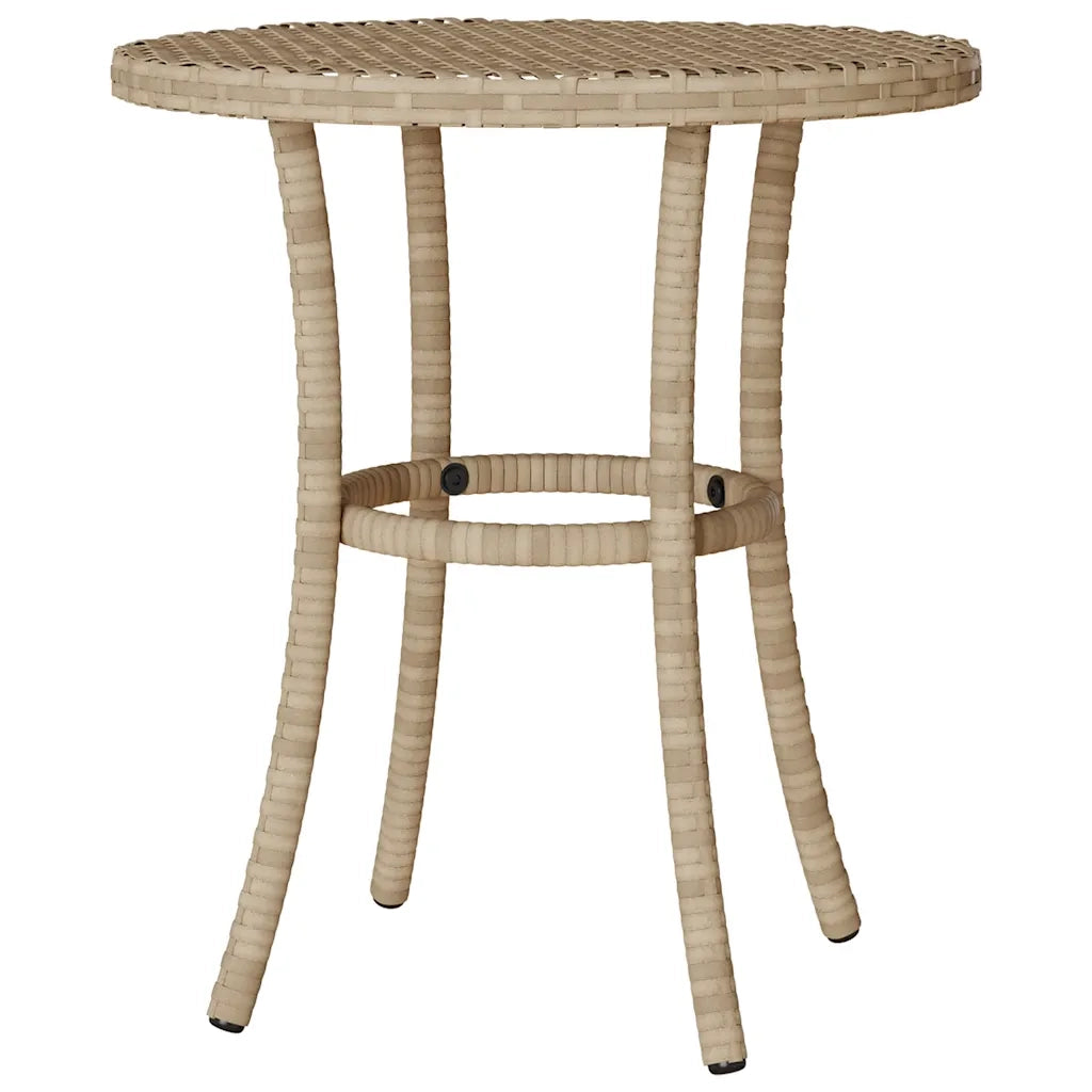 Set da Bistrò 3 pz con Cuscini Beige Misto in Polyrattan 365253