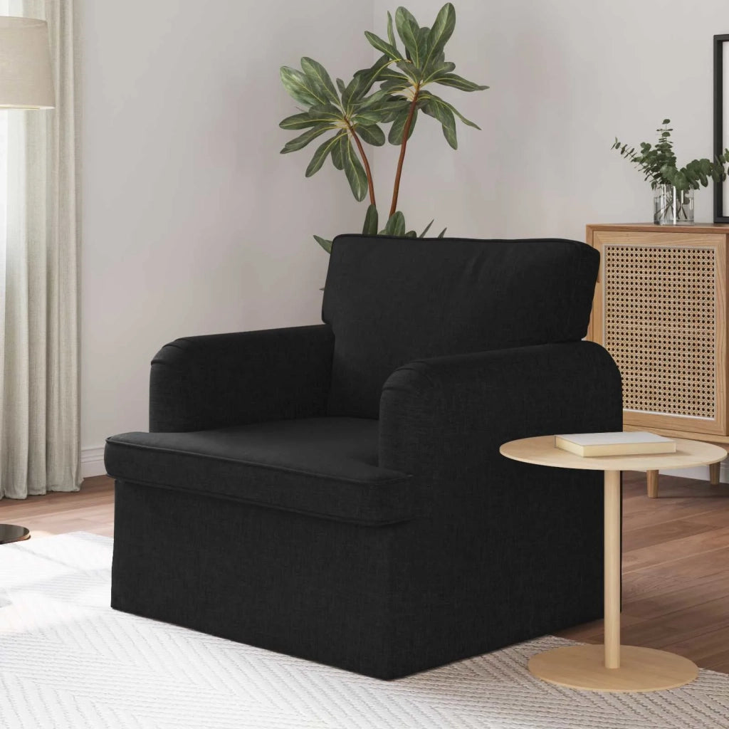 Divano Nero 84 x 80 x 85 cm Tessuto 42024478