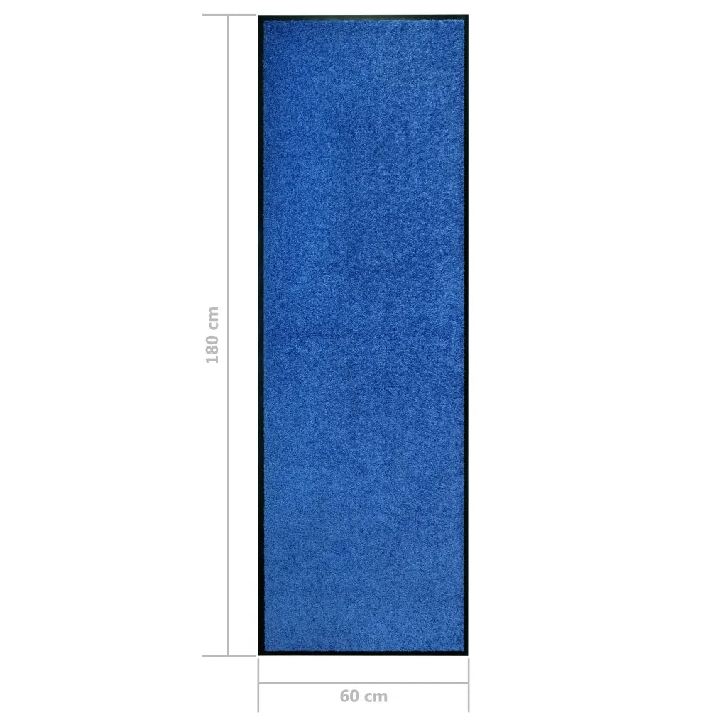 Zerbino | Tappetino Lavabile Blu 60x180 cm