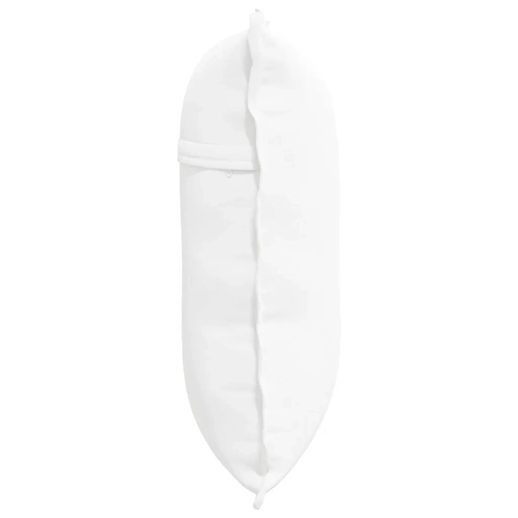 Cuscino per Schiena | Cuscino dorsale Bianco 60 x 19 x 50 cm Tessuto