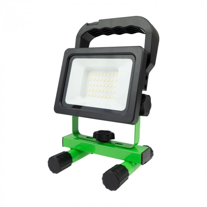 Faro LED portatile ricaricabile 20W 1600lm 5000K IP54