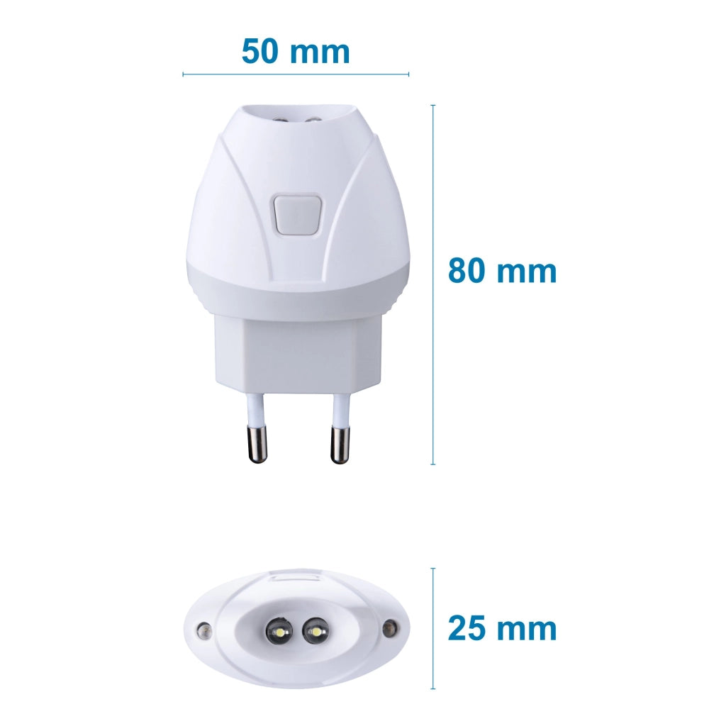 Lampada Emergenza Portatile Electraline Volt 230 A10 LED 2