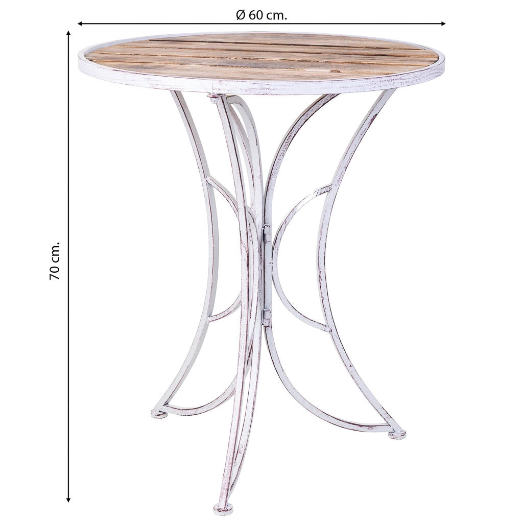 Tavolino grigio 60x60x70