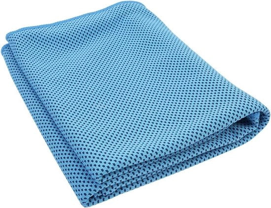 Cappello rinfrescante per collo e viso per sport - Blu