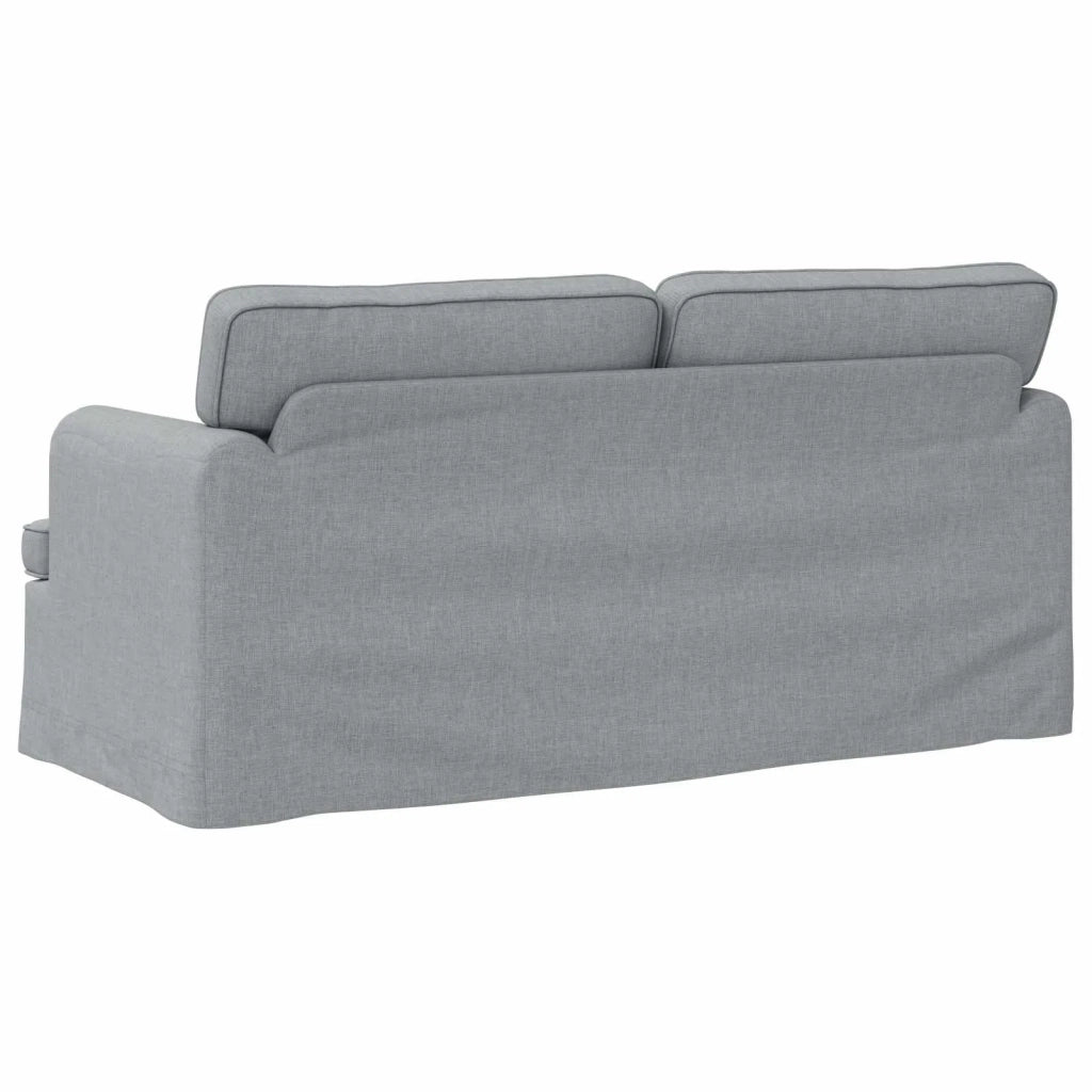 Divano Grigio chiaro 142 x 80 x 85 cm Tessuto