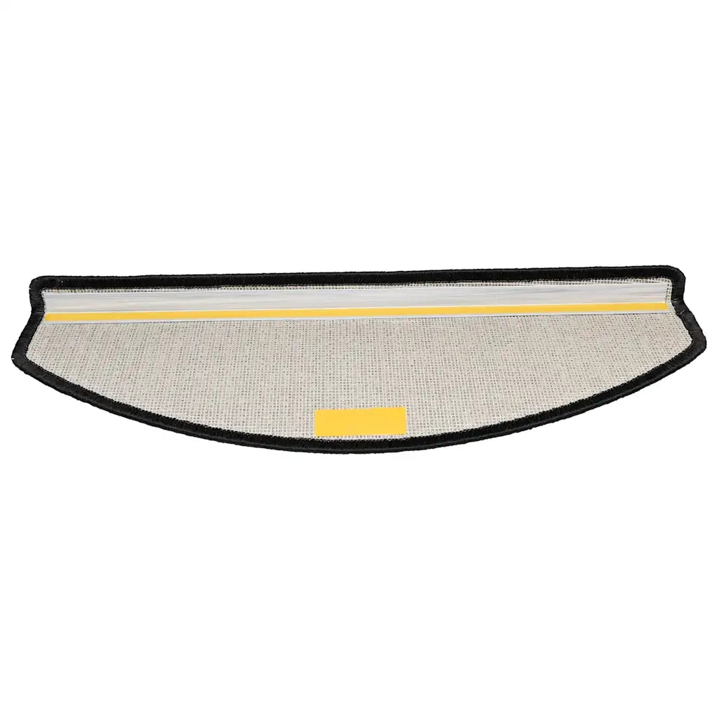 Tappetini per scale 20 pz 65x24x4 cm Antracite Semicircolari Grandi 3365789