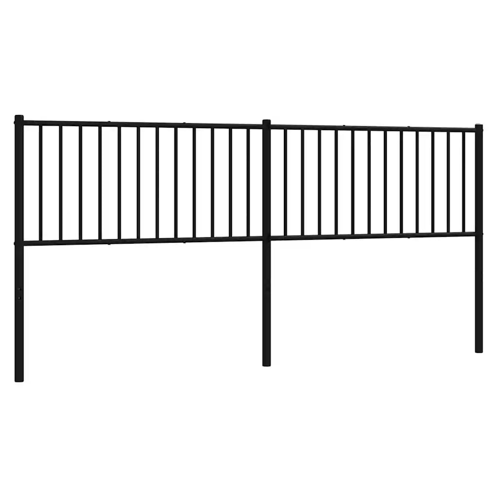 Testiera di Ricambio in Metallo Nero 200 cm 350902