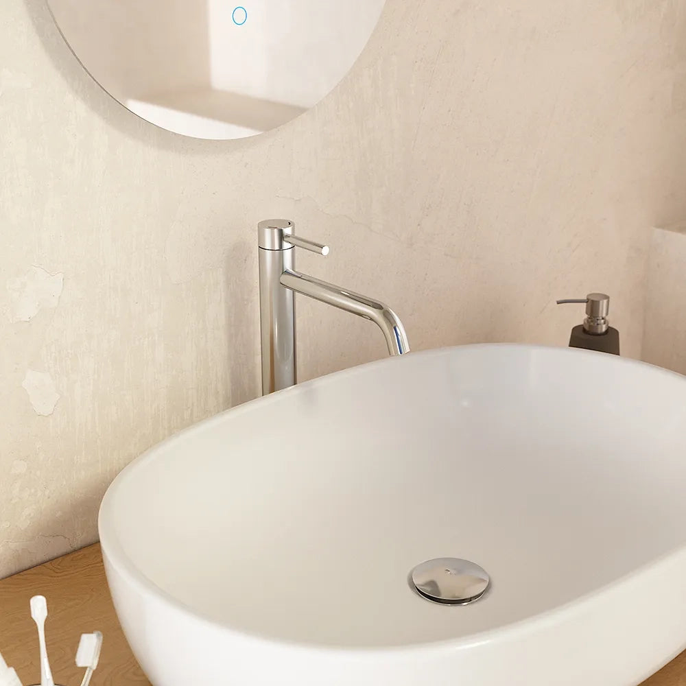 Miscelatore lavabo alto senza scarico slim cromato | Bette