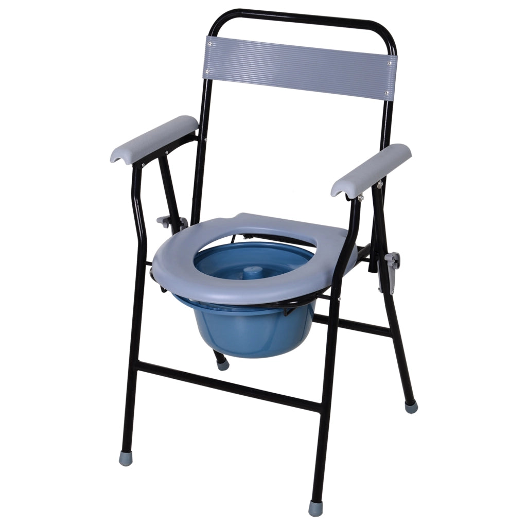 Sedia WC Pieghevole ¨C zephmum ¨C Plastica e Metallo 52x50x75 cm