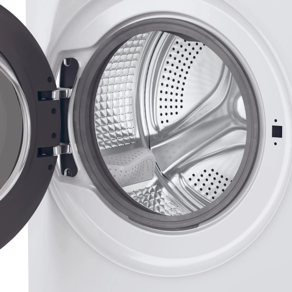 Candy BWS 6106B8-S lavasciuga Libera installazione Caricamento frontale Nero, Bianco D