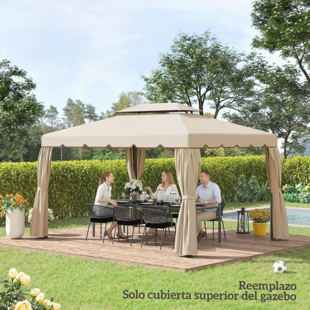 Toldo per Pergola 4x3 m ¨C Minimal ¨C Beige