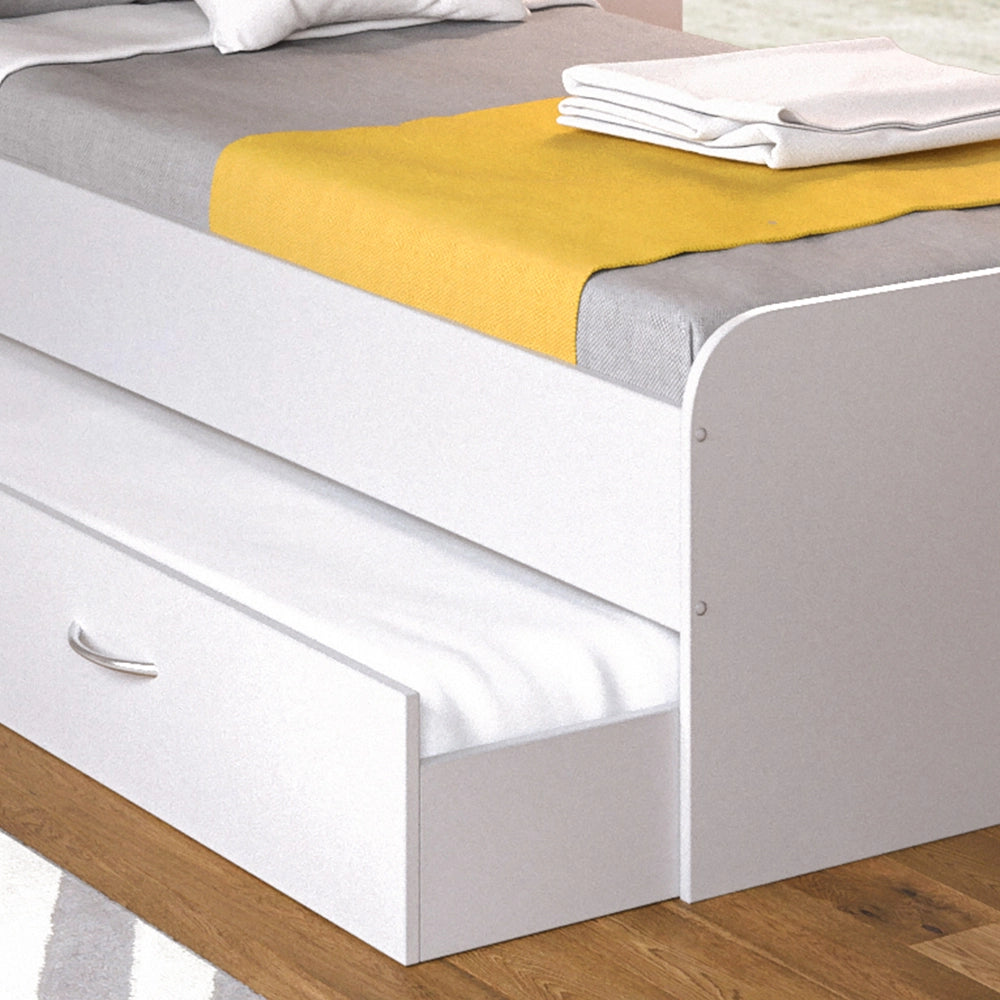 Vitalispa Letto per bambini Bianco 90x200 cm con materasso