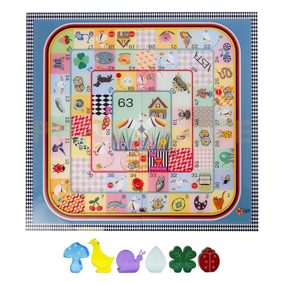 GIOCO DA TAVOLO "VEST'OCA" IN CRISTALLOA CRILICO DECORATO