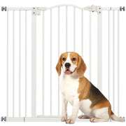 Cancello per cani estensibile 74-100 cm ¨C zephmum ¨C bianco