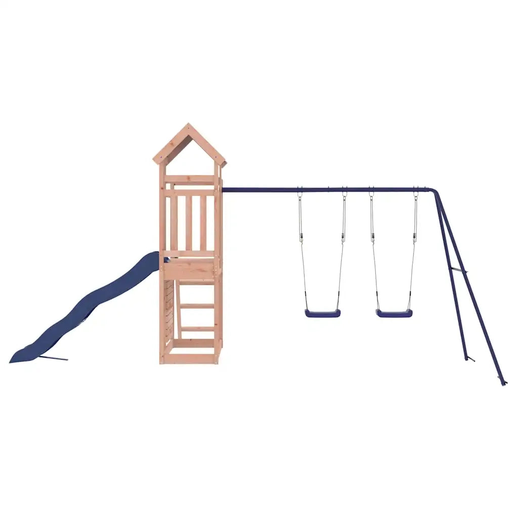 Set da Gioco da Esterno in Legno Massello di Douglas