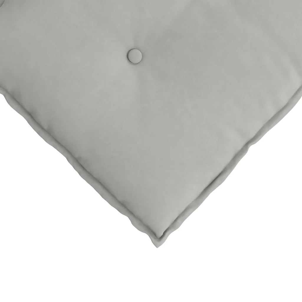 Cuscino per Schiena | Cuscino dorsale Grigio chiaro 120 x 50 cm