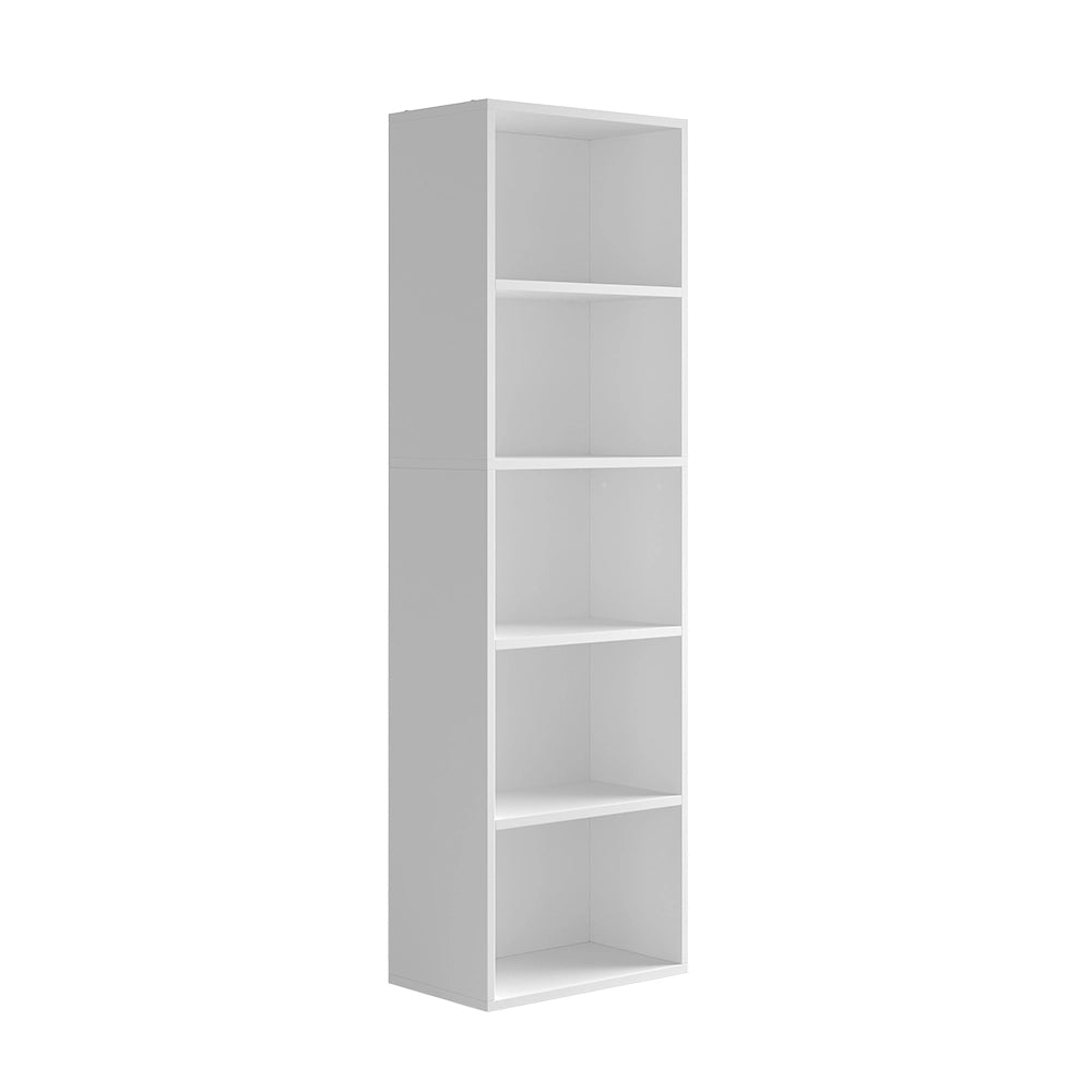 Vicco Scaffale Bianco 40 x 132 cm con 5 scomparti