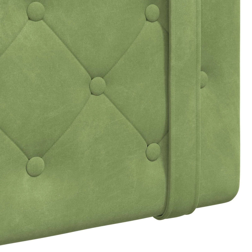 Testiera | Testata sospesa Verde chiaro Velluto