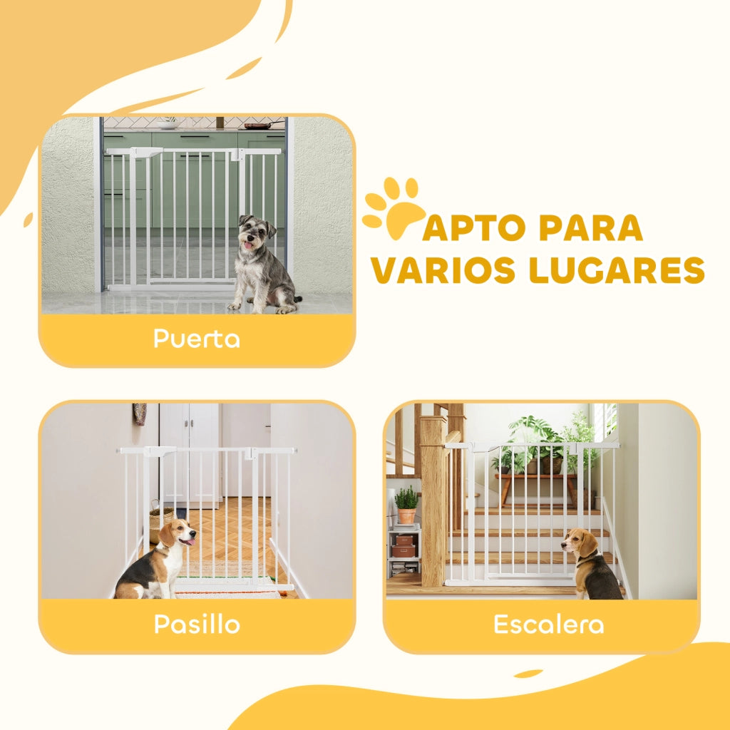 Barriera di Sicurezza per Bambini e Cani ¨C Minimal ¨C 76-102 cm Bianco