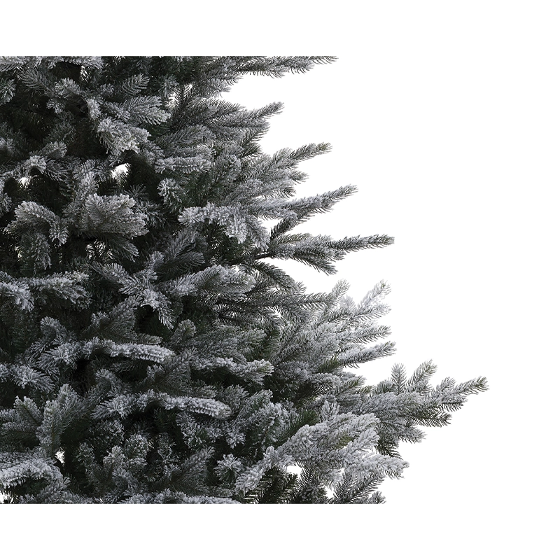 Albero di natale Grandis innevato H240 x 162 cm