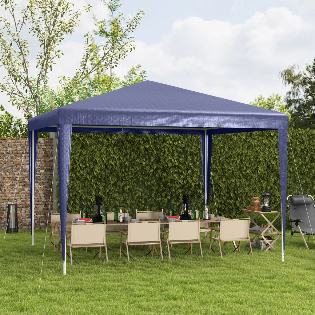 Gazebo Pieghevole 3x3 m ¨C Xylo ¨C Blu Anti UV Portatile Giardino