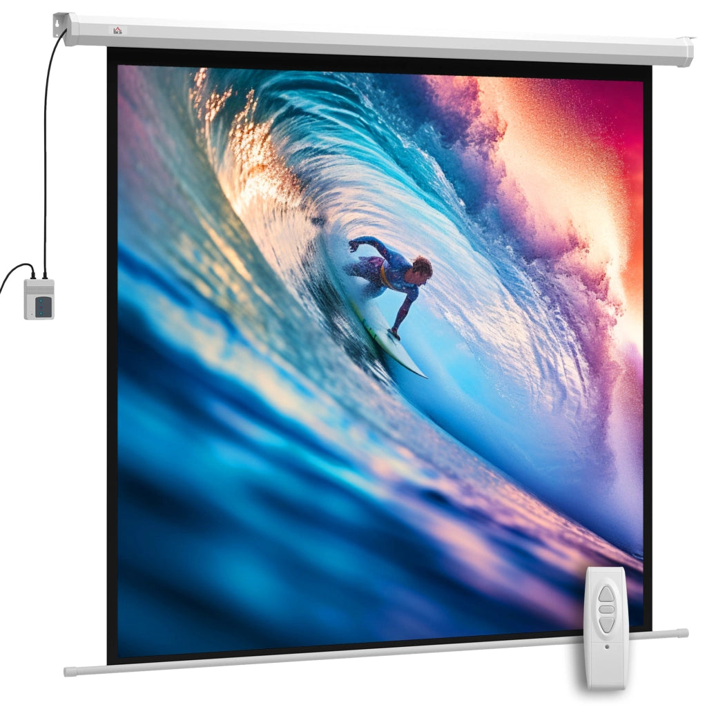 Schermo Proiezione Elettrico 85 Pollici ¨C Xylo ¨C 4K HD Motorizzato Parete Soffitto