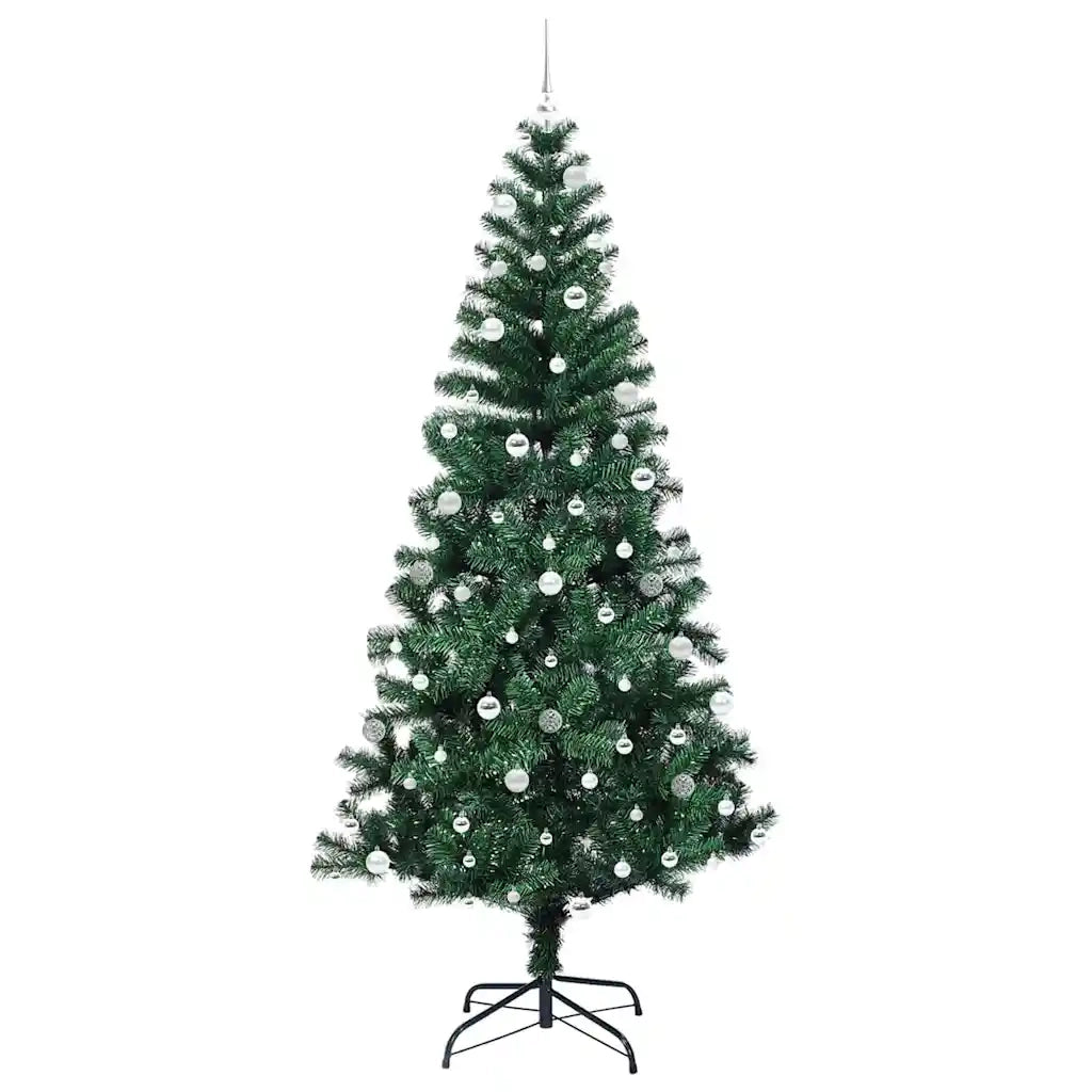 Albero di Natale artificiale con luci integrate Verde 240 cm 3396793