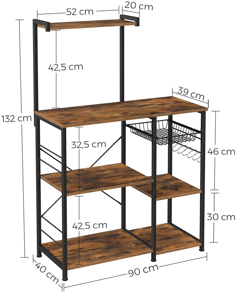 Mobile da cucina Valora KKS35X dal design rustico per interni domestici