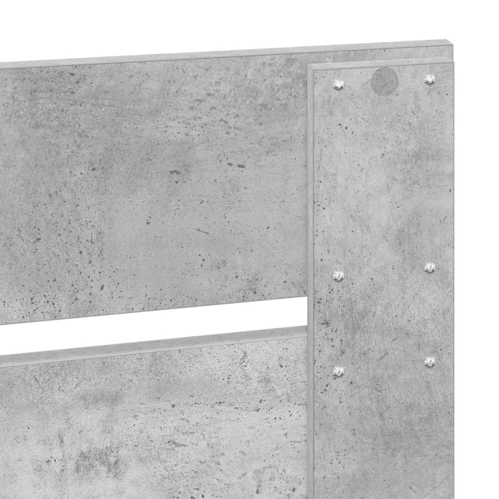 Struttura del letto con cassetto Grigio cemento 200 x 200 cm 3411940