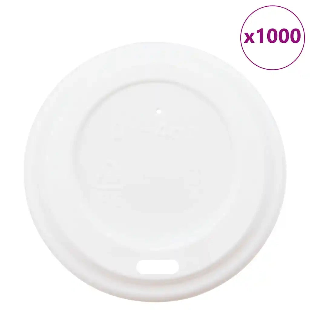 Coperchi Tazze da Caff¨¨ Carta ?60mm 4oz 1000 pz Plastica Bianca CFW6733272
