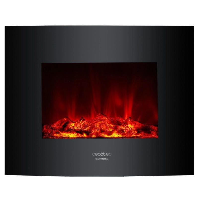CECOTEC 05366 - Caminetto elettrico da parete Ready Warm 2600 Curved Flames