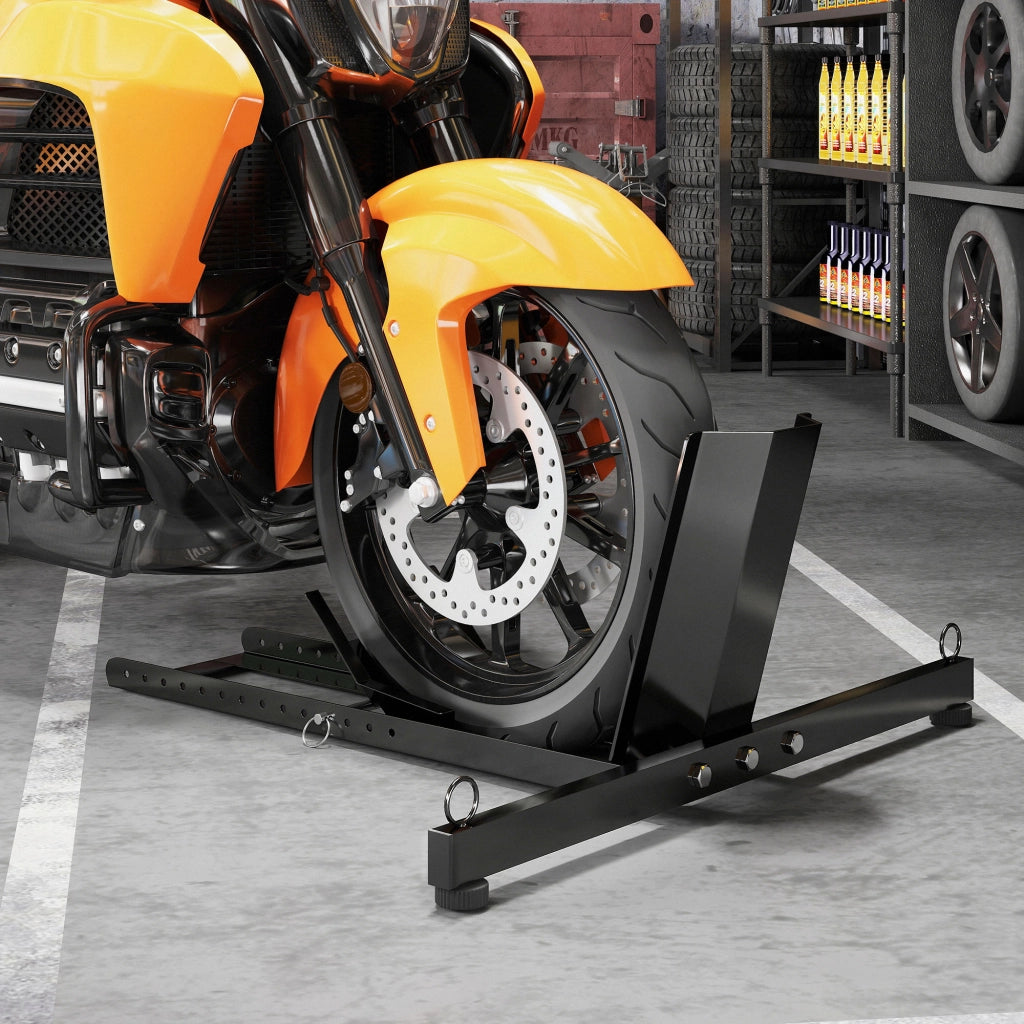 Supporto per gomma moto regolabile ¨C Minimal ¨C Nero per ?34-84 cm 816,5 kg