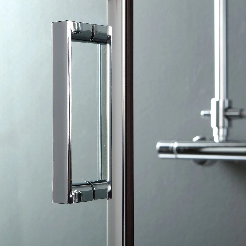 Porta doccia nicchia 110 cm cristallo trasparente