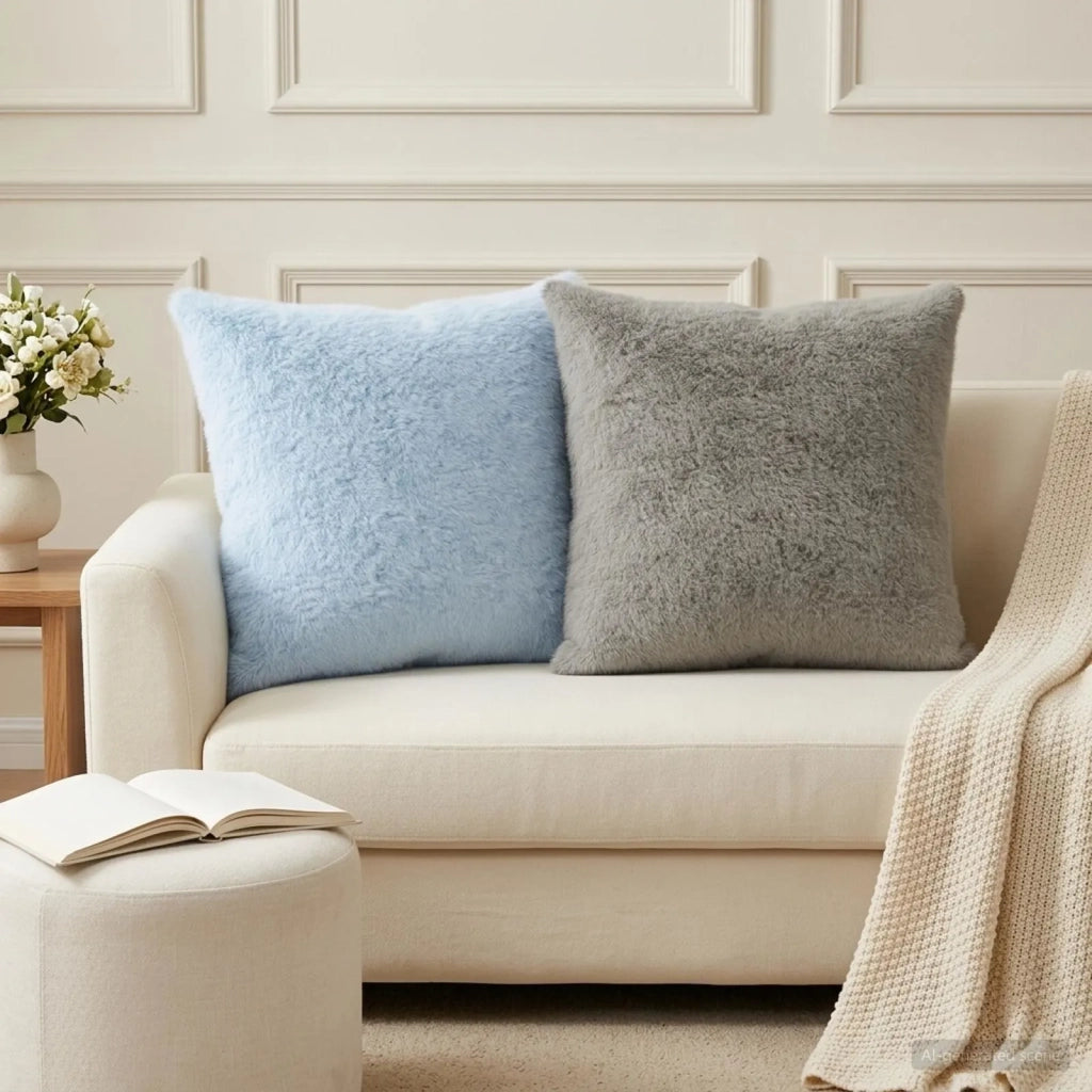 Federa 2 pz HEERLEN Azzurro 60 x 60 cm 912823