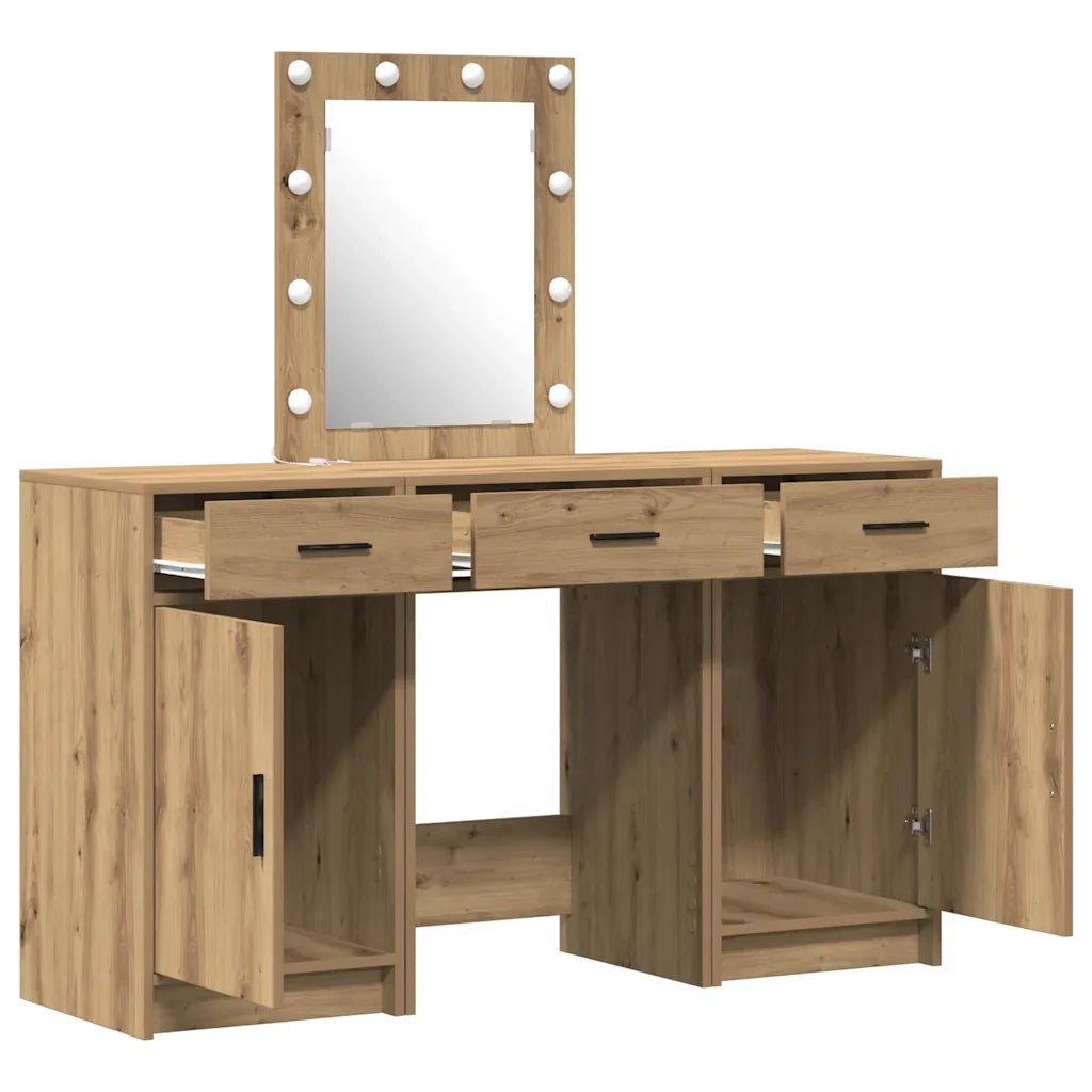 Tavolo da Trucco Marrone 50 x 41 x 135 cm Legno multistrato 3334262