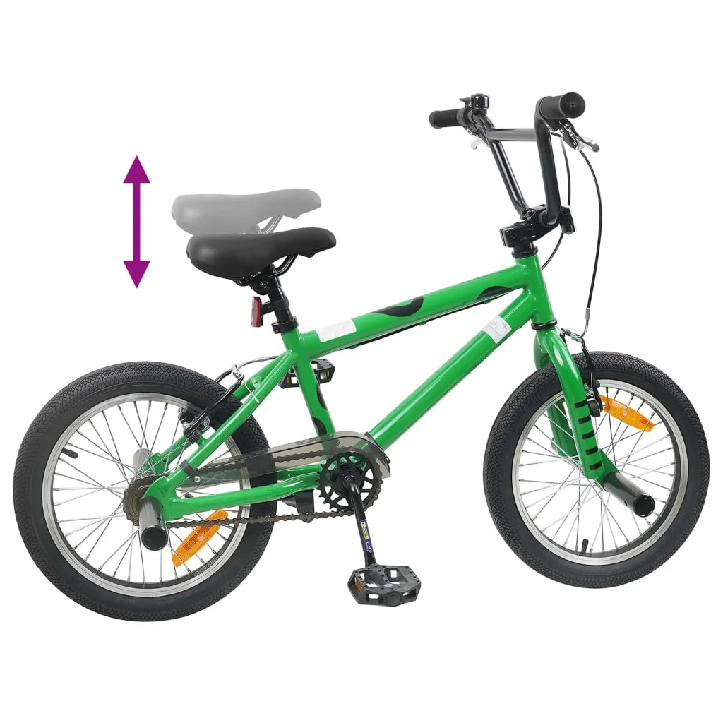 BMX 16 Pollici per 5-8 anni Verde