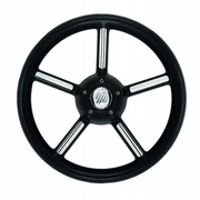 RUOTA TIMONE V56 NERA Ø MM.350