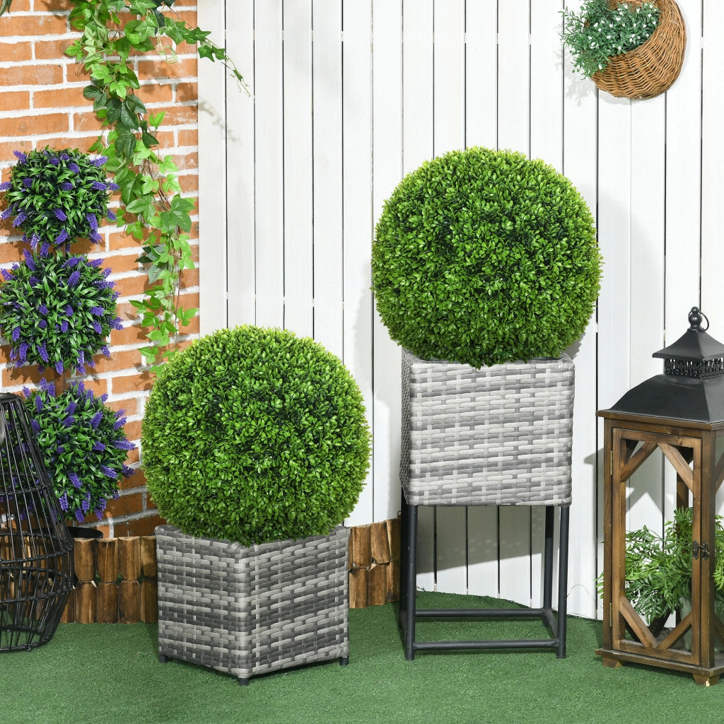Boule Buxus Artificiale 40 cm ¨C zephmum ¨C Verde Scuro