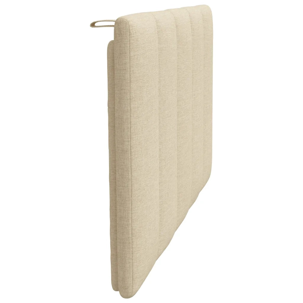 Cuscino Testiera Hanko Crema 90 cm in Tessuto 4019147