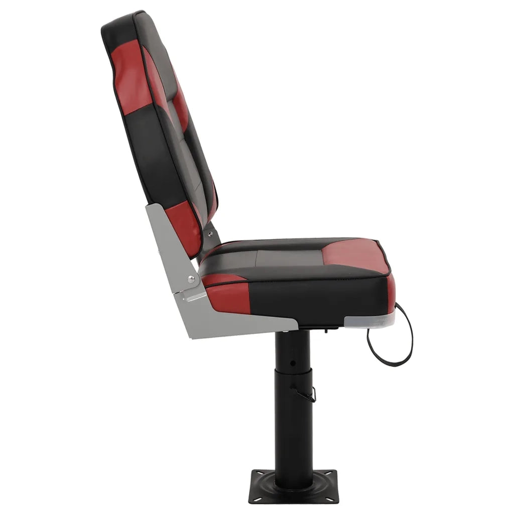 Sedili Barca con Supporto 2pz Altezza Regolabile Girevole 360° 3294998