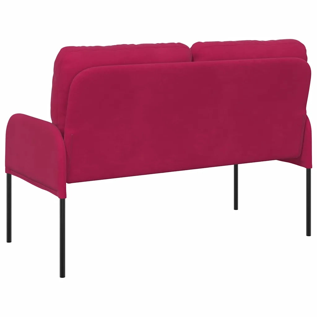 Divani con cuscino 110cm Rosso Vino Legno compensato 42023459