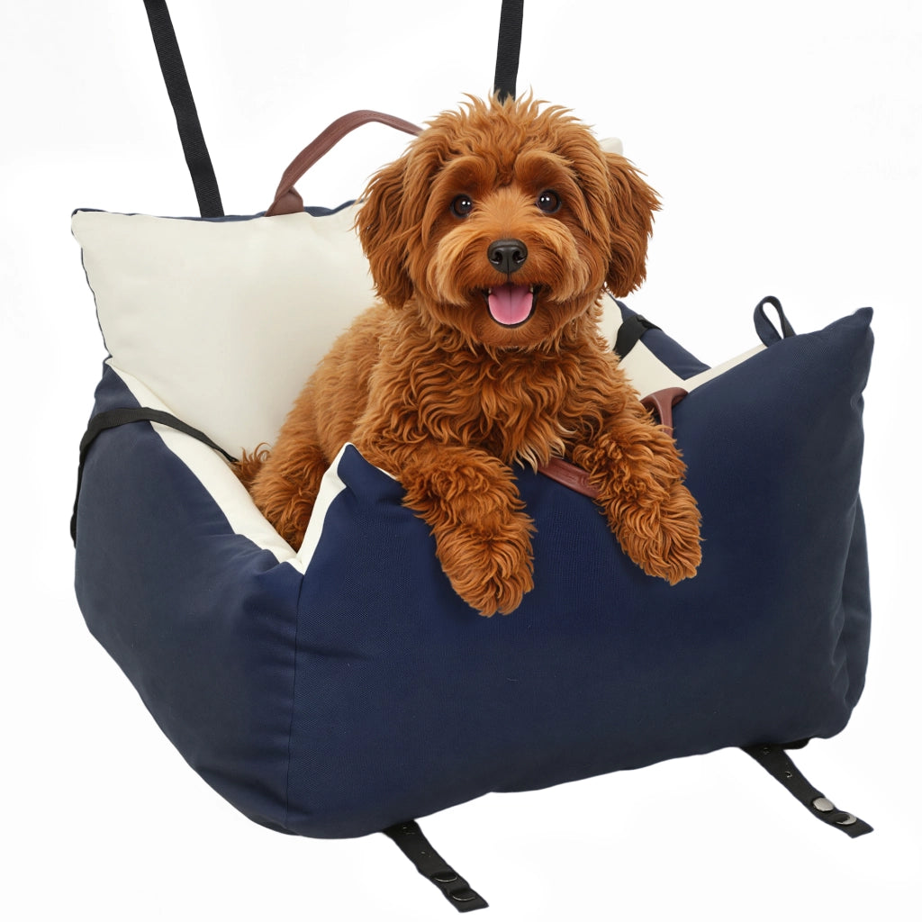 Seggiolino Auto per Cani ¨C Minimal ¨C Blu