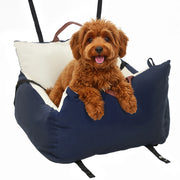 Seggiolino Auto per Cani ¨C Minimal ¨C Blu