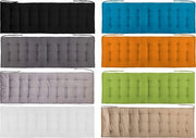 Cuscino per divano esterno/interno 27 quilata 140x40x4 cm nero