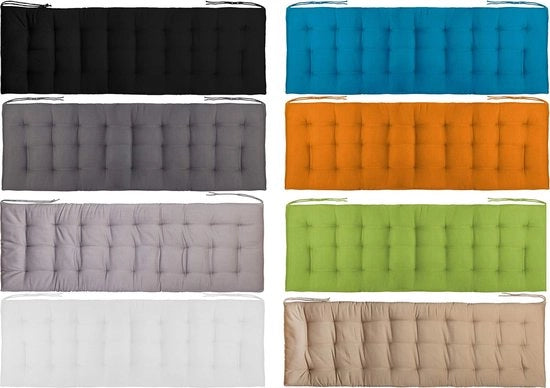 Cuscino per divano esterno/interno 27 quilata 140x40x4 cm nero