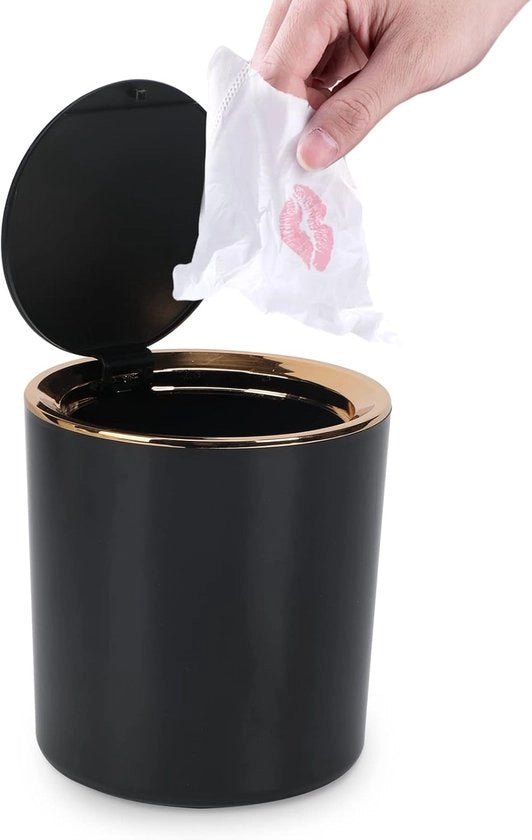 Mini Tavolo a Fiamme - Compacto e Pratico - Nero